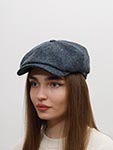 Кепка WIGENS арт. 100539 NEWSBOY CLASSIC CAP (темно-синий)